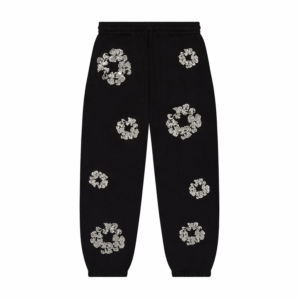 Denim Tears Raindrop Sweatpants Black