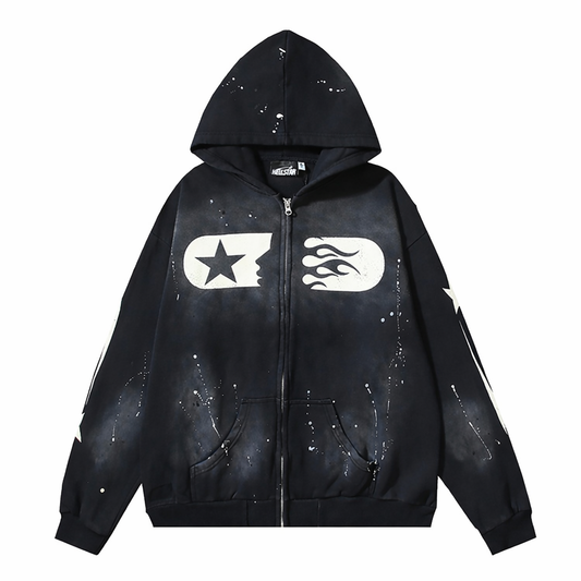 Moon Star Zip-Up
