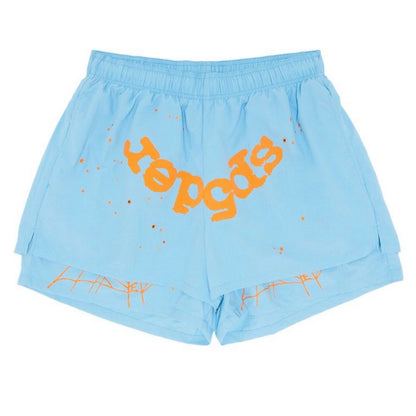 Sp5der Shorts Blue