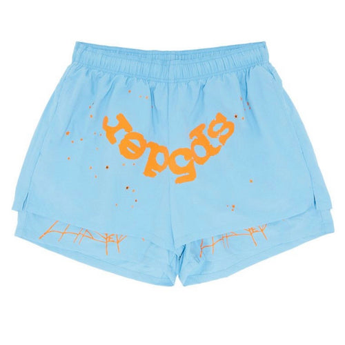 Sp5der Shorts Blue
