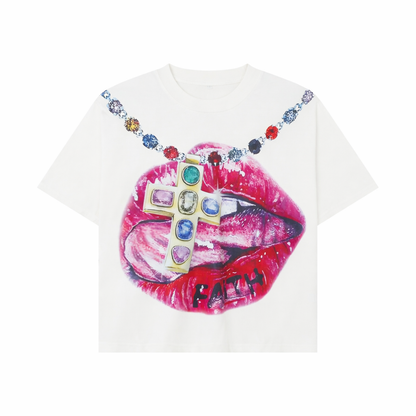 FAITH PENDANT GRAPHIC TEE