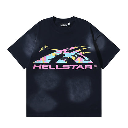 Hellstar Blue/Yellow Camo Shirt