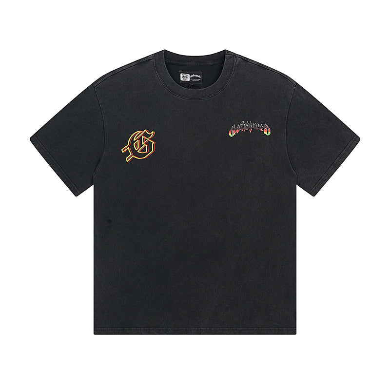 Godspeed Biker Nation Tee Gray