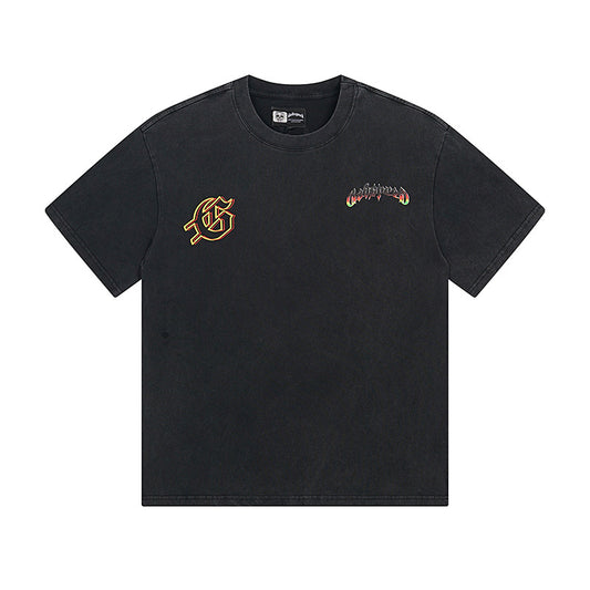 Godspeed Biker Nation Tee Gray