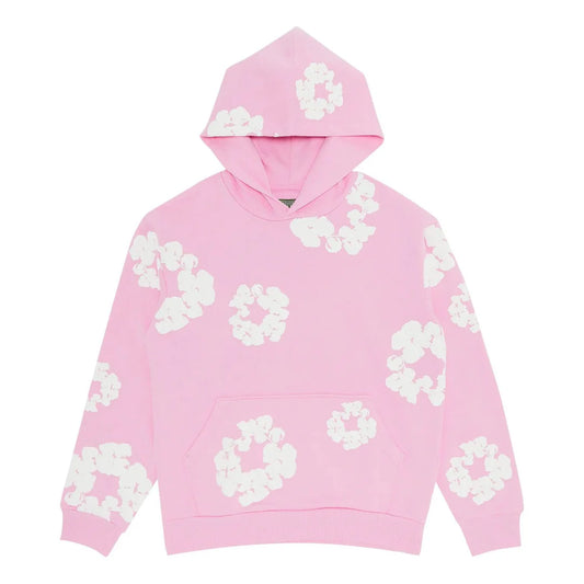 Floral Hoodie Pink