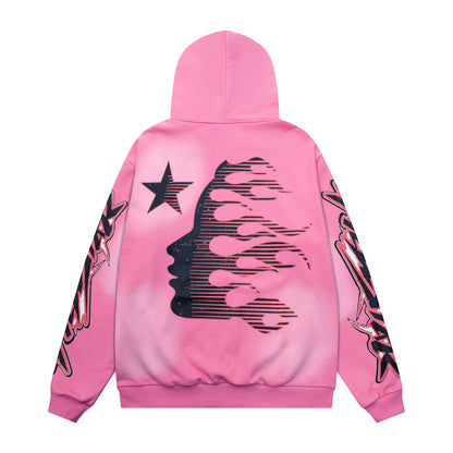 Hellstar Brainwashed Hoodie Pink