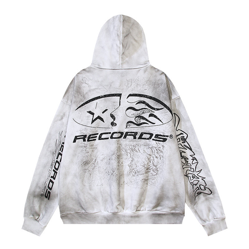 Hellstar HStar Records Hoodie ‘White’