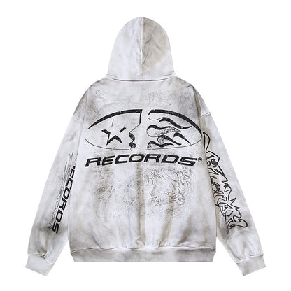 Hellstar HStar Records Hoodie ‘White’