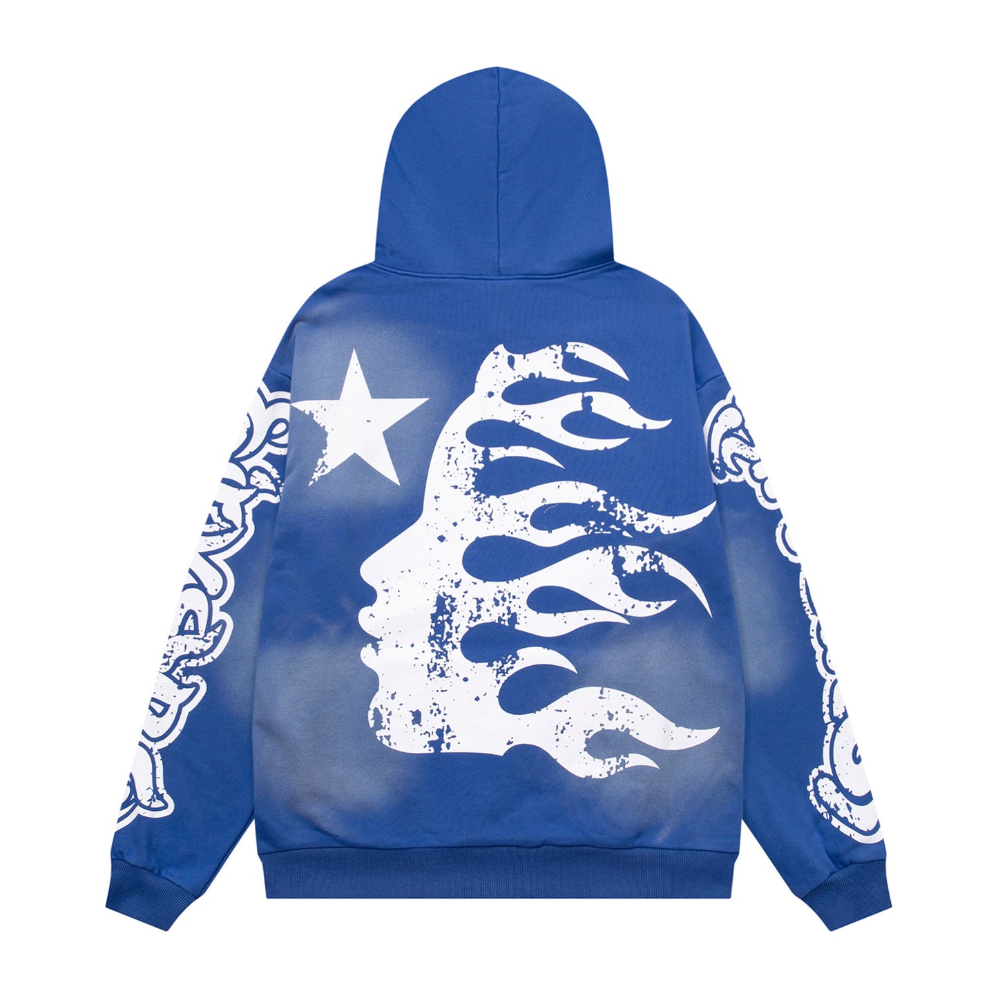 Hellstar Blue Arabic Hoodie