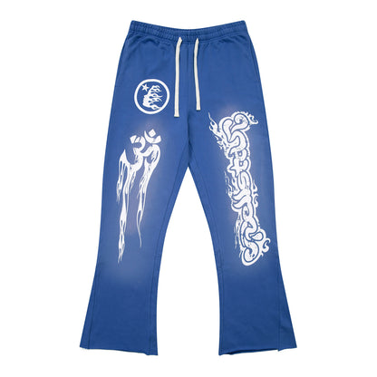 Hellstar Arabic Sweatpants Blue