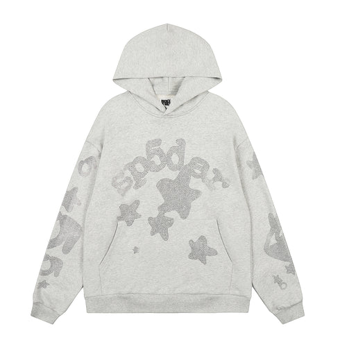 Sp5der Rhinestone Beluga Hoodie