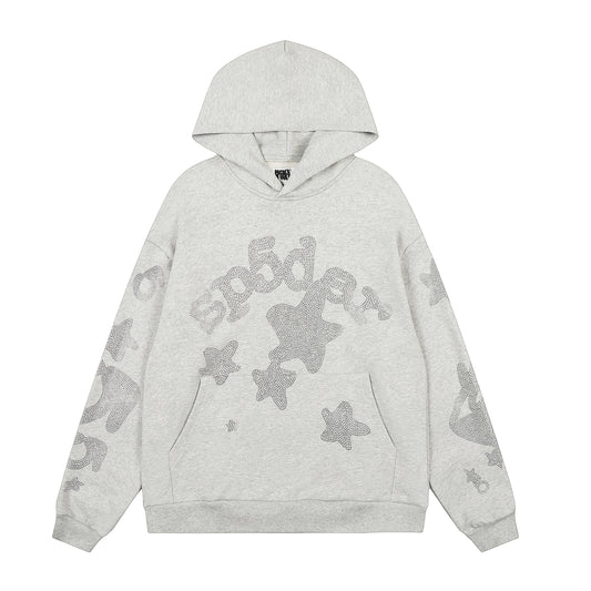 Sp5der Rhinestone Beluga Hoodie