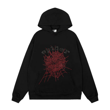 Sp5der OG Rhinestone Hoodie ‘Black’