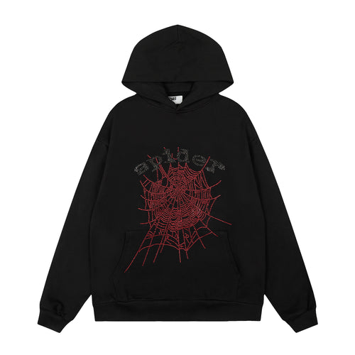 Sp5der OG Rhinestone Hoodie ‘Black’