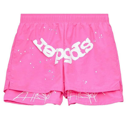 Sp5der Shorts Pink