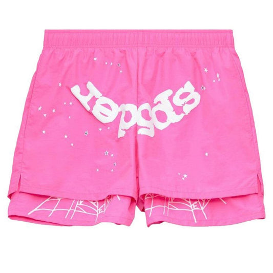 Sp5der Shorts Pink