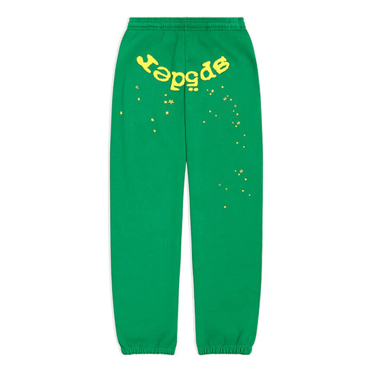 Sp5der OG Web Pants Green
