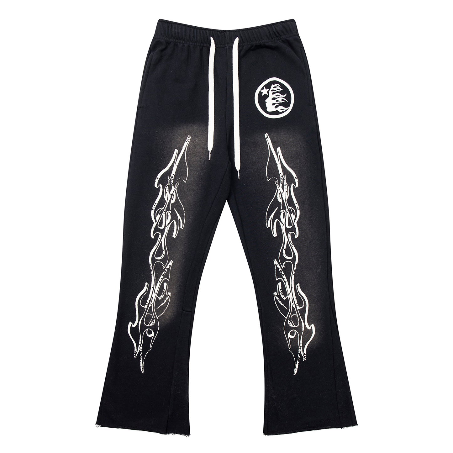 Black Flame Sweatpants
