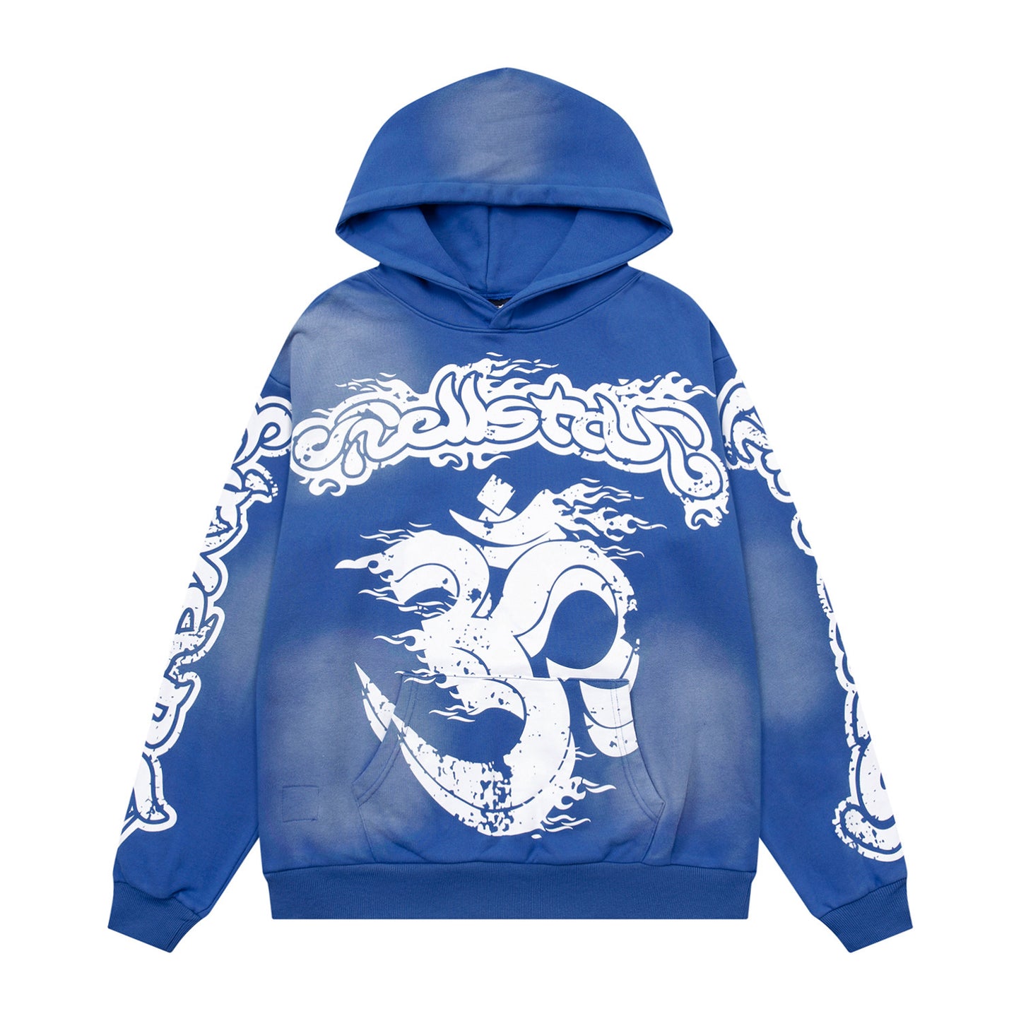 Hellstar Blue Arabic Hoodie