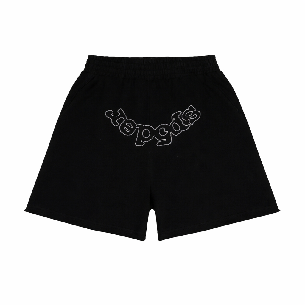 Sp5der OG Logo Sweatshorts Black