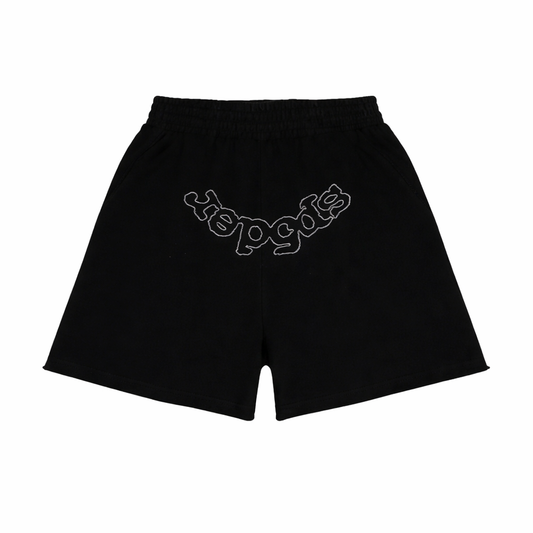 Sp5der OG Logo Sweatshorts Black