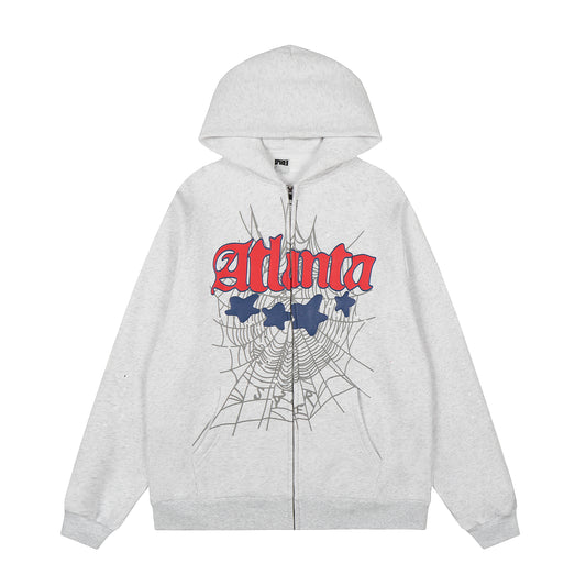 Sp5der Atlanta Hoodie Zip-Up Hoodie