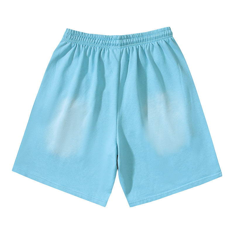 Hellstar Flame Shorts Blue