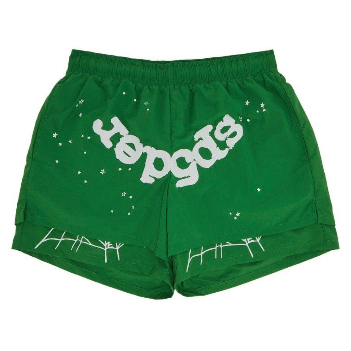 Sp5der Shorts Green