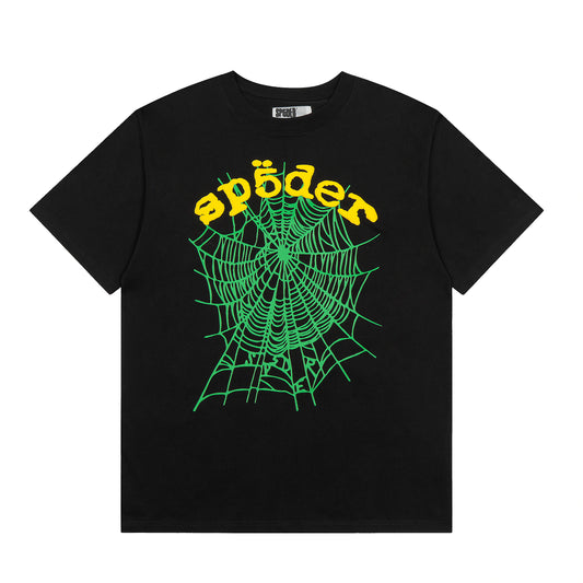 Green/Yellow Sp5der Tee
