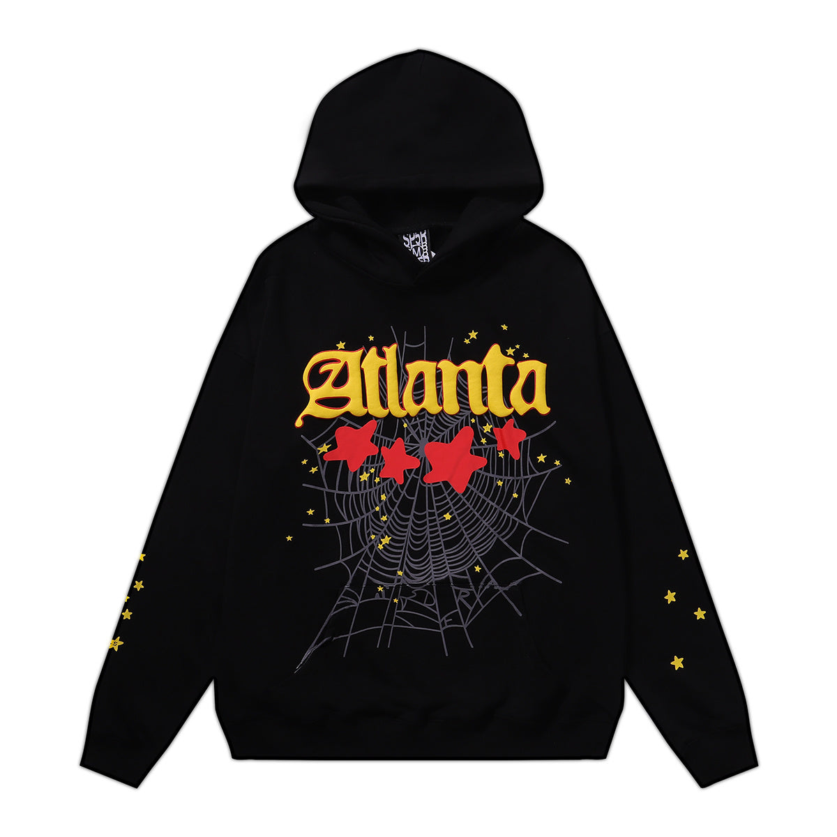 Sp5der Atlanta Star Print Hoodie