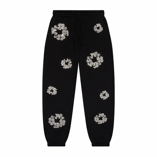 Denim Tears Raindrop Sweatpants Black