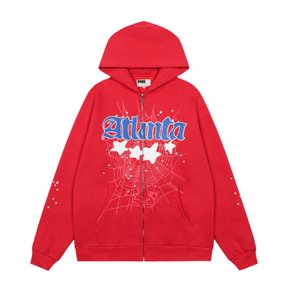 Sp5der Atlanta Hoodie Zip-Up Hoodie