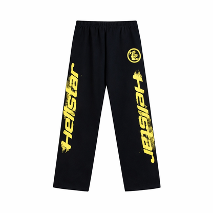 Hellstar Flame Sweatpants Yellow