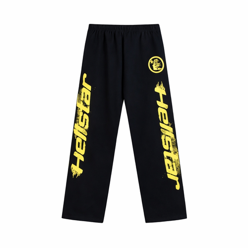 Hellstar Flame Sweatpants Yellow