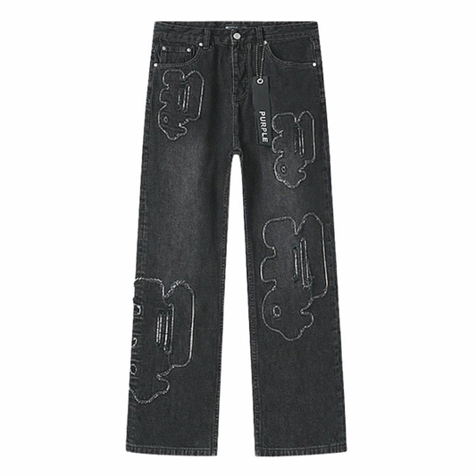 Contrast Stitch Jeans