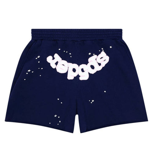 Sp5der OG Web Shorts Navy