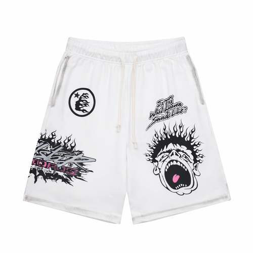 Hellstar Records Shorts White